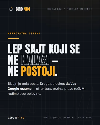 Primer objave u formatu problem — rešenje